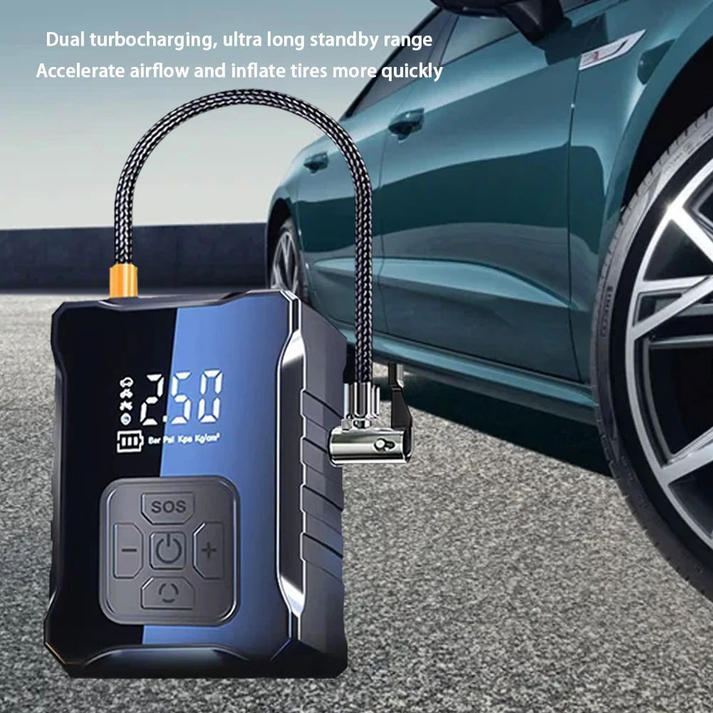 Мини-автомобильный воздушный насос точное накачивание цифровой автомобильный