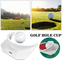 indoor golf putting trainer cup weighted golf hole aid accessories base putter yard training outdoor home sports practice o6f2