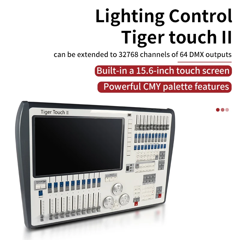 Фото Профессиональная мобильная консоль Titan Mobile Tiger Touch Wing Control для управления сценическим освещением DMX 512 Tiger Touch №1