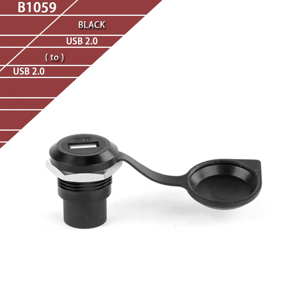 

Разъём шасси R B1022 тип D, переходник Type-C "мама-мама", чёрный/серебристый