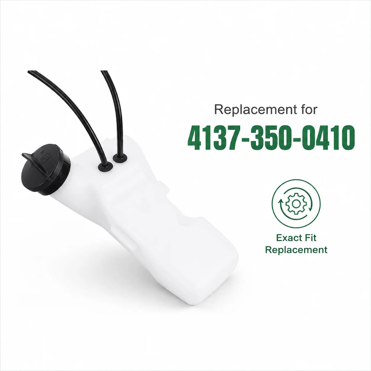 Фото Топливный бак с крышкой для триммеров Stihl FS80, FS85, HT75, HL75, FS75, FC75, FR85, FR85T, FS85R, FS80R, KM85, замена 4137-350-0410, запчасти для пил. №2