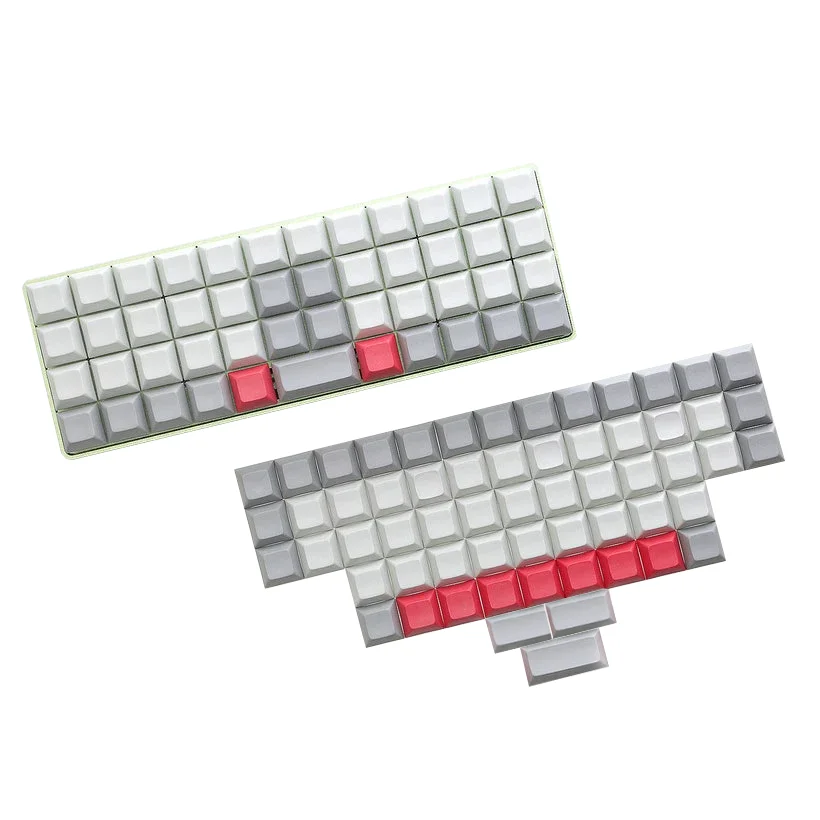 Фото XDA V2 DSA Пустые цветные колпачки для клавиш из ПБТ для оригинальной раскладки клавиатуры MX XD75 ID75 Split 36 Corne Split 46 Planck Preonic Niu40 №3