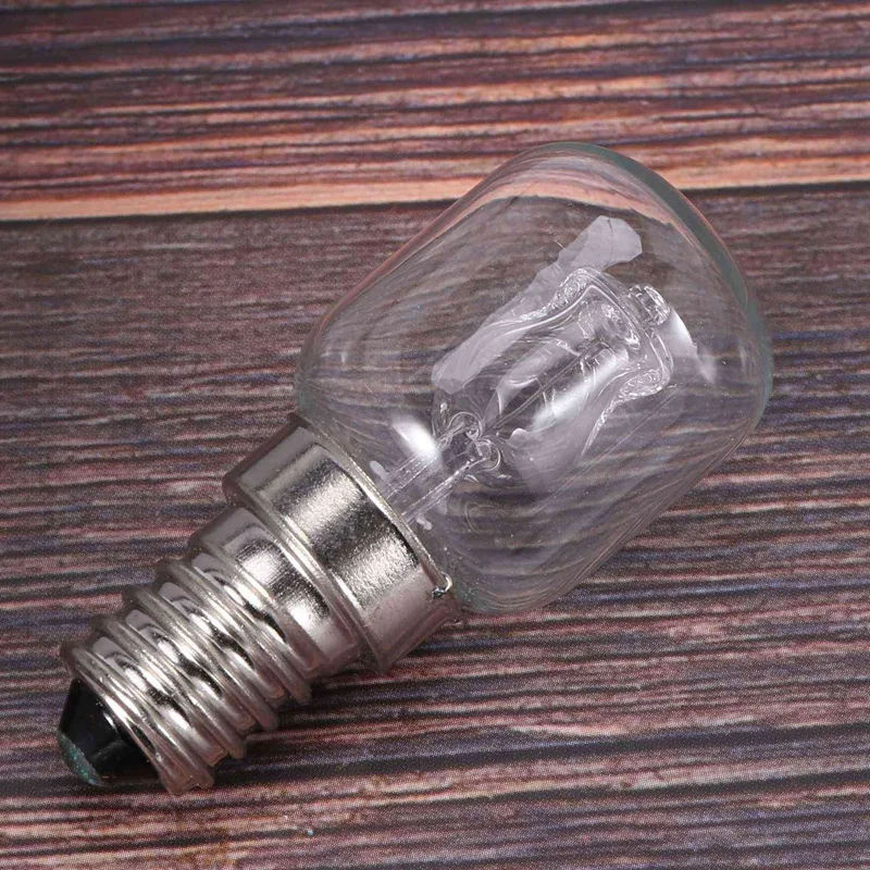 10X E14 высокотемпературная лампа 500 градусов 25 Вт галогеновая лампочка для духовки