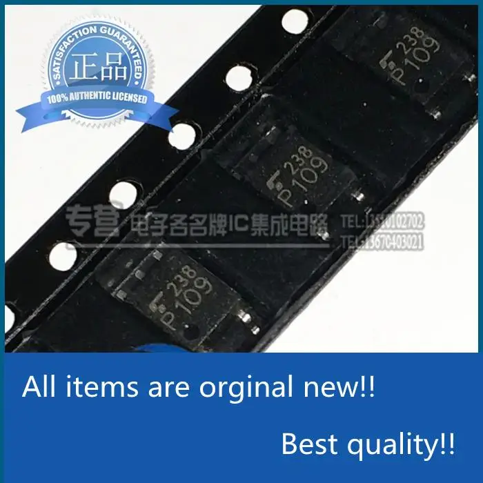 

10pcs orginal new TLP109 Silkscreen P109 SMD SOP-5 Optical Isolator Toshiba