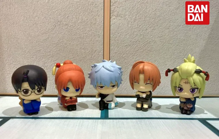 Коллекционная фигурка Bandai Gintama Gashapon: Ёшивара Энджо в позе сидя и ожидания, Саката Гинтоки, Кагура, Камуи (для рабочего стола) (art.: 3920db87c51b2) - 3920db87c51b2
