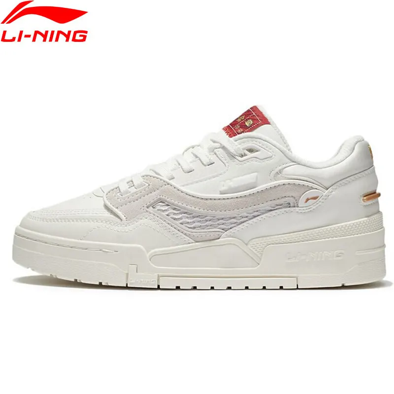 

Li-Ning Women Rich Everyday 001 BTC Classic Lifestyle Shoes Dual Cushion LiNing Leisure Lace-up Retro Sport Sneakers AGCS024