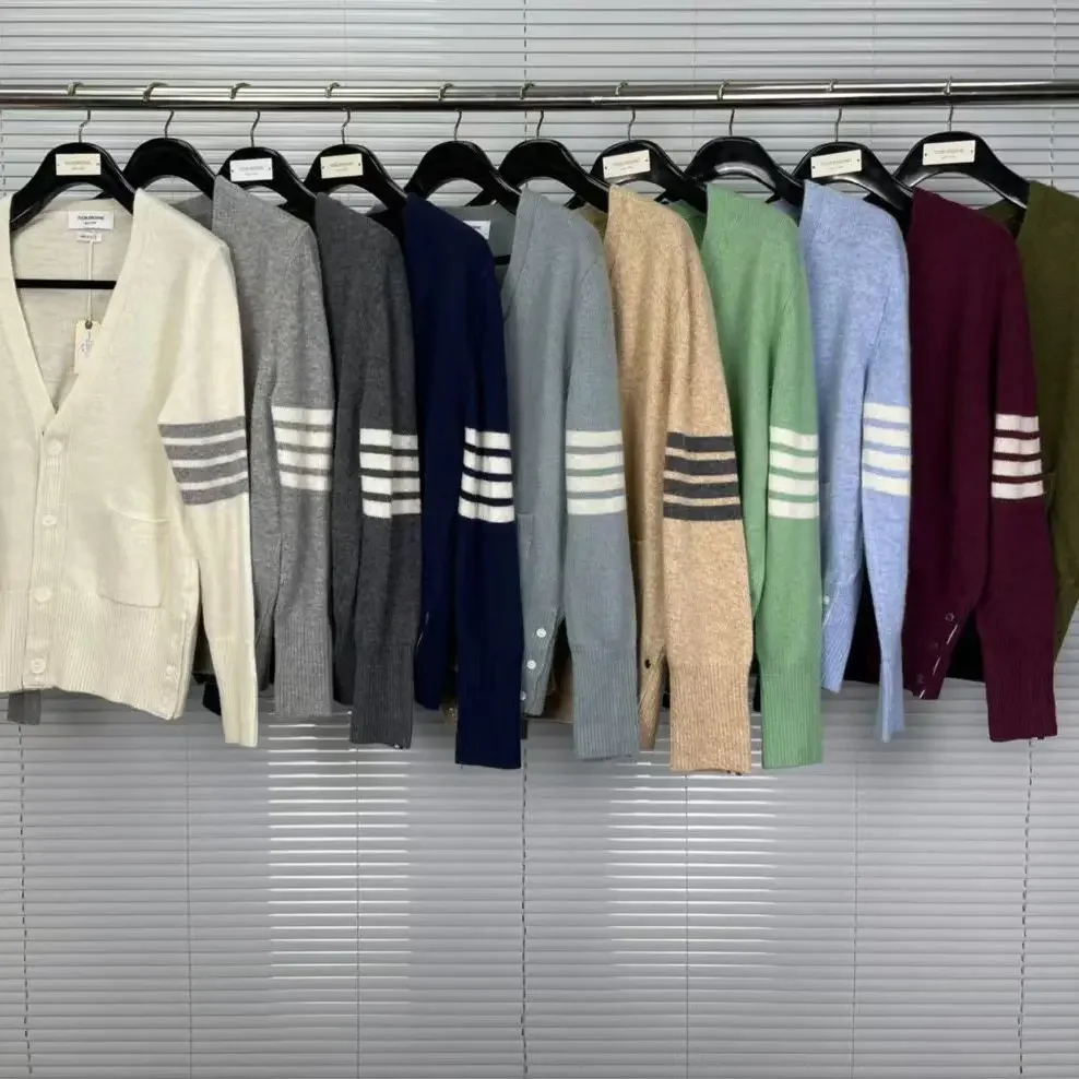 Прямая продажа с фабрики TB Tom осень/зима новый кардиган из австралийской шерсти