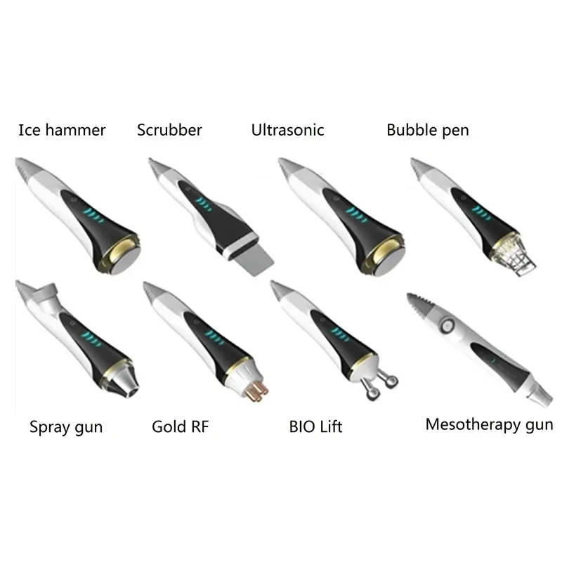 2024 новая водная дермабразия кислородный ледяной синий умный струйный