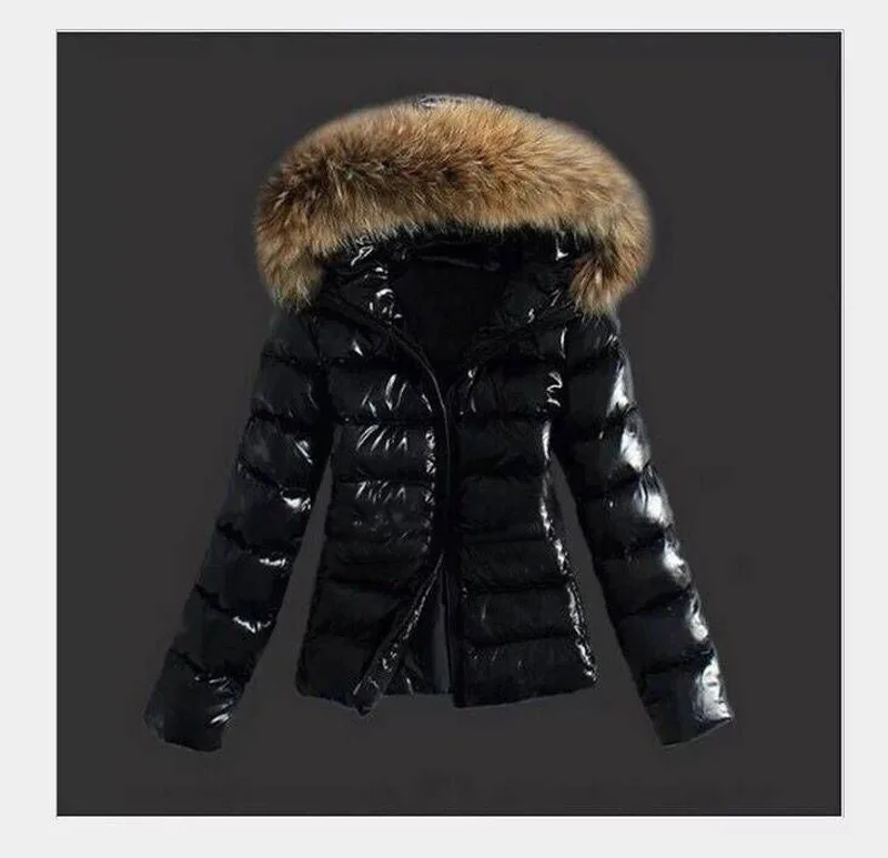 

Women's Slim Short Cotton Jacket Female Winter Warm Soft Jacket Coat