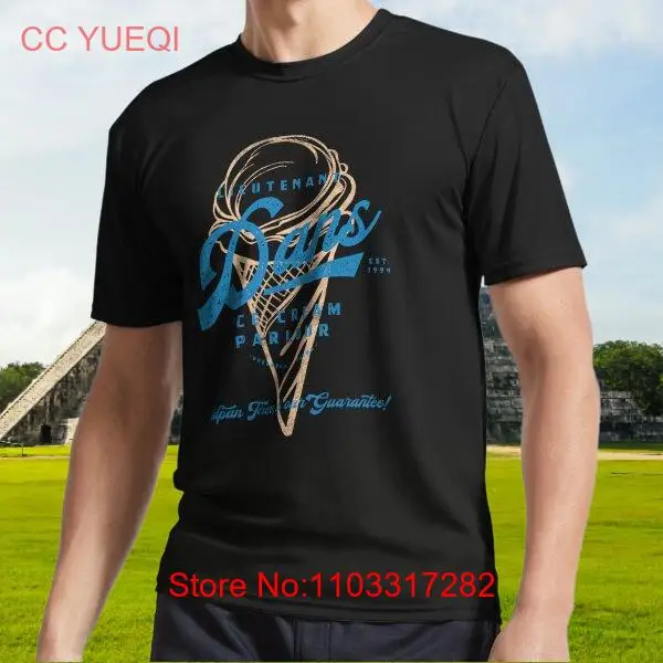 Новинка футболка с логотипом активного мороженого лейтенанта дань Забавный