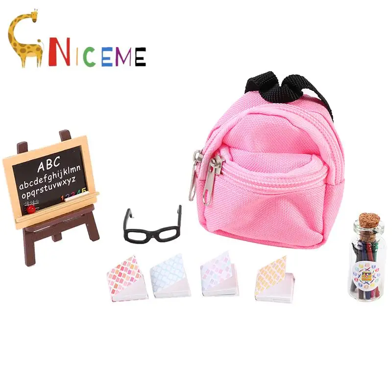 

14Pcs School supplies Doll Accessories for Dollhouse Best Gift Toy for Girl Doll