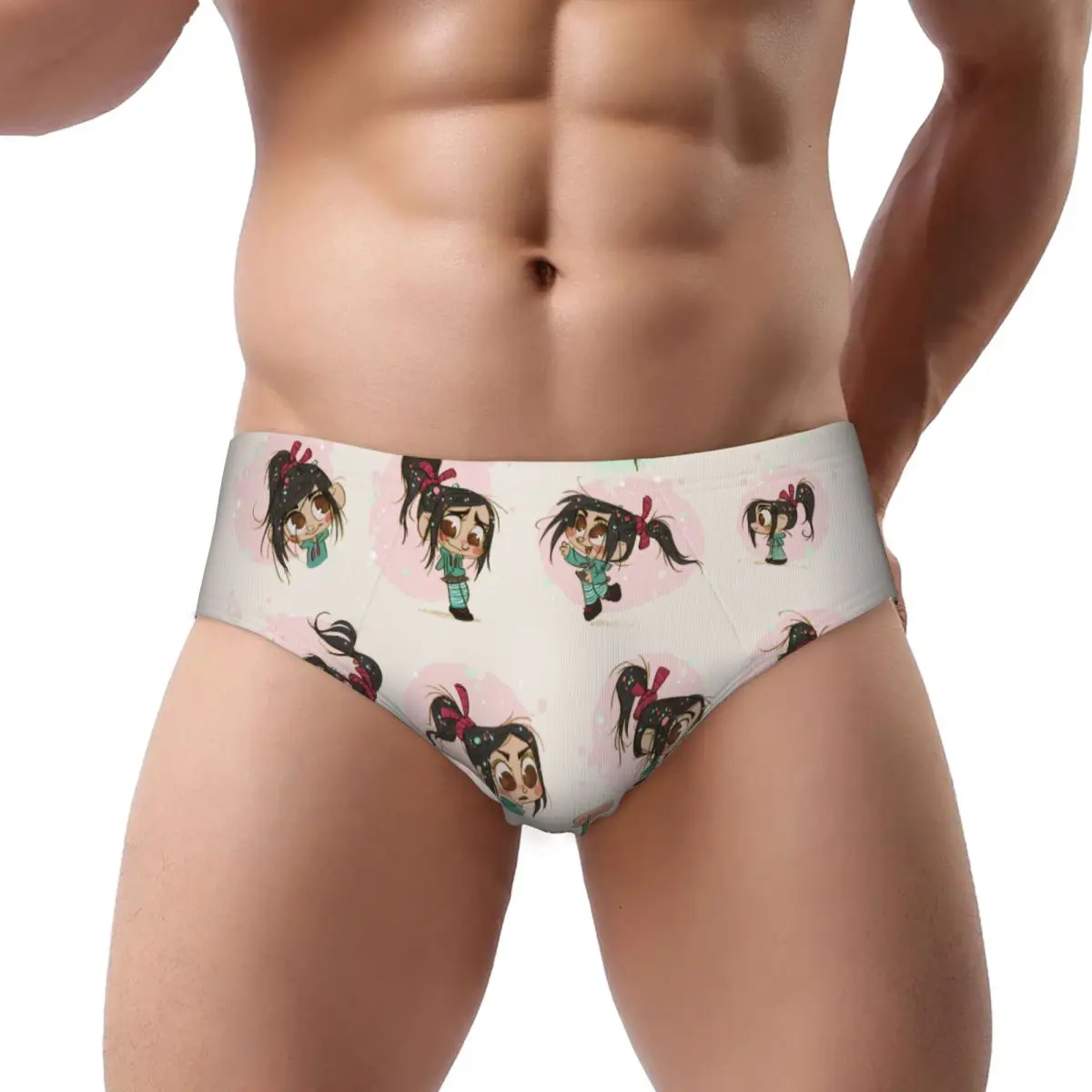 Трусы Wreck-It Ralph на заказ нижнее белье мужские дышащие эластичные трусики