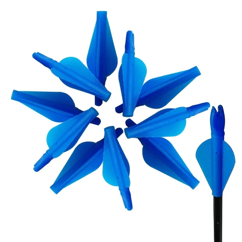 Внутренний диаметр 8 мм внешний 9 скрепленные стрелы пластиковые голубые и