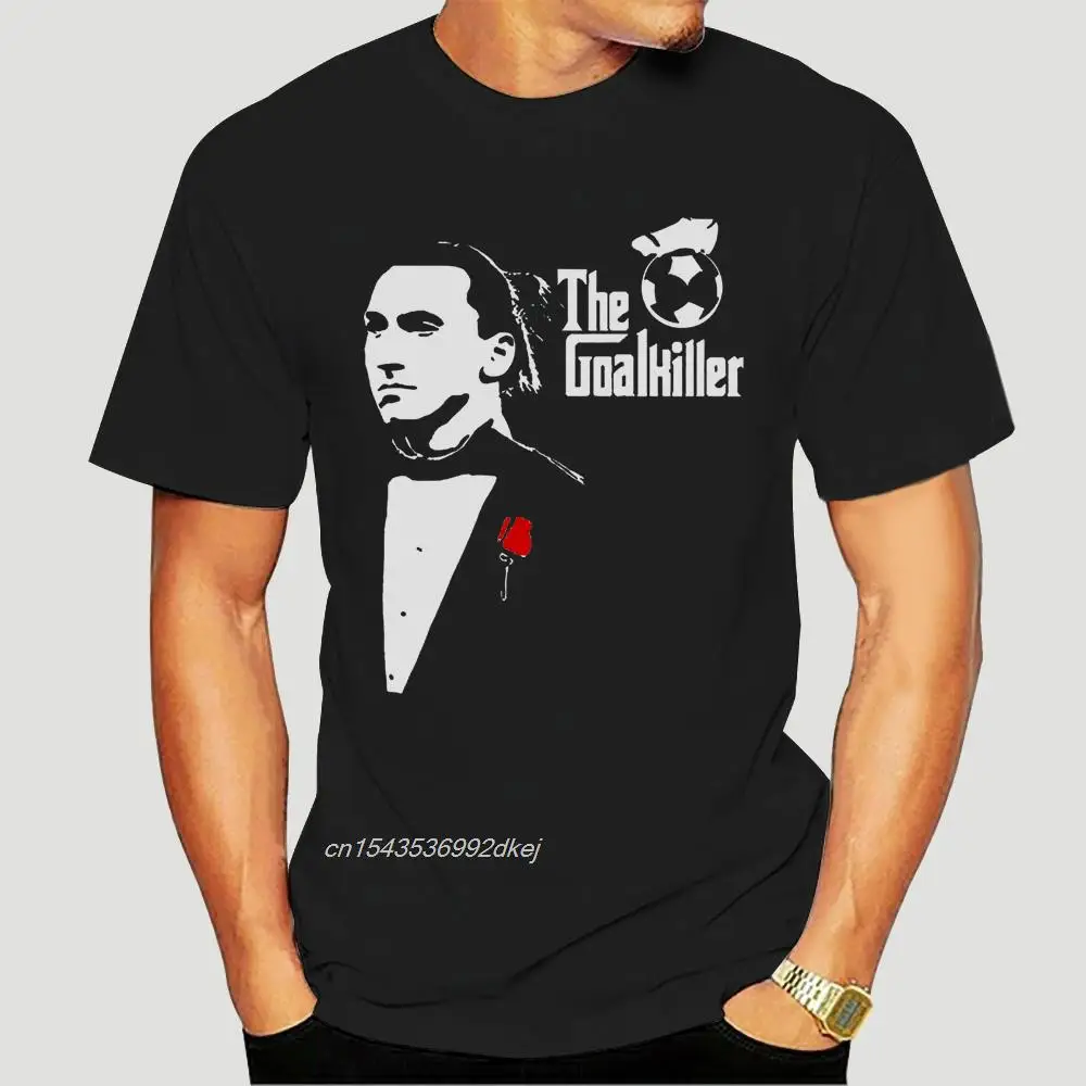 

Men T Shirt Zlatan Ibrahimovic Shirt Parody Goalkiller The Black Godfather Tshirts Women T-Shirt 1415D