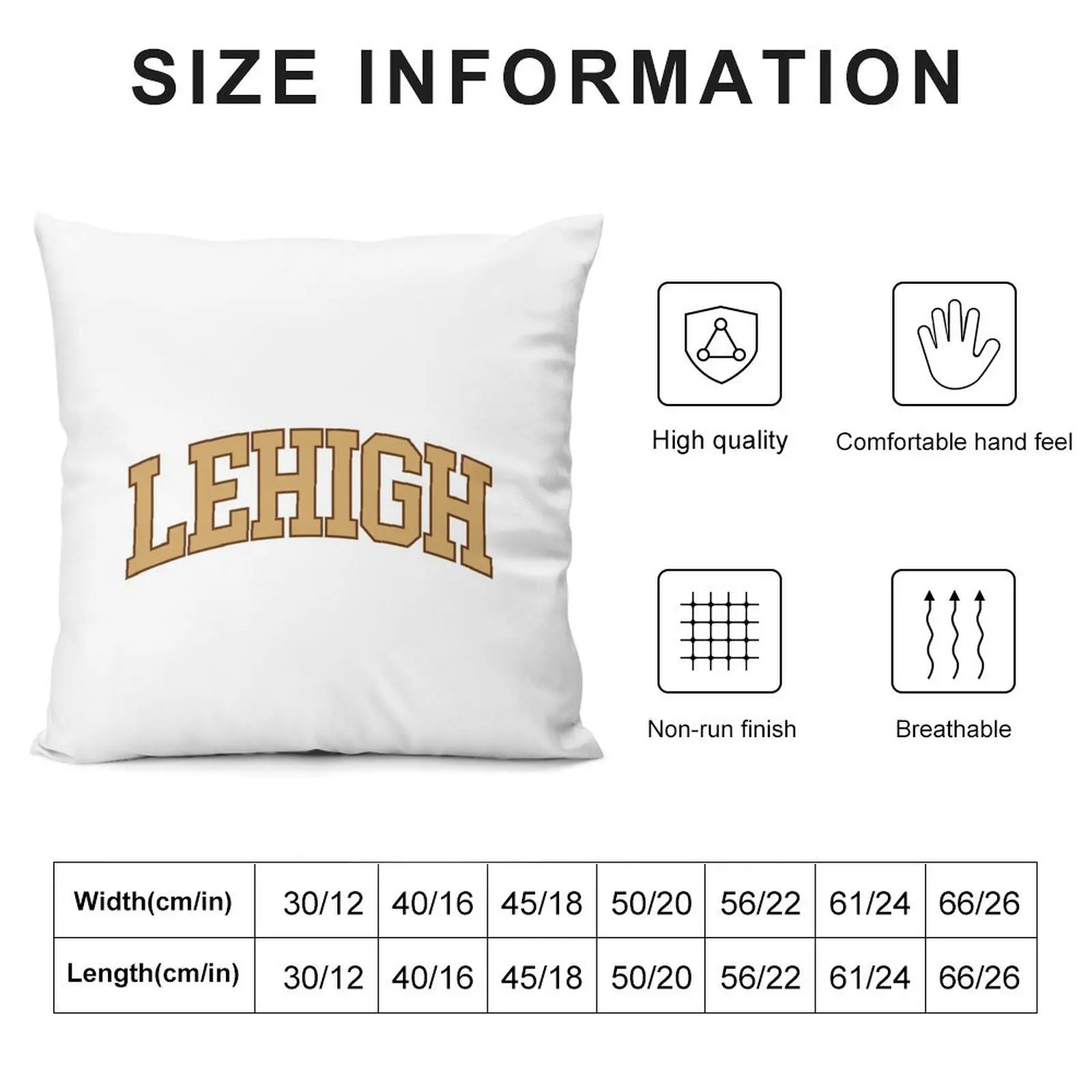 Изогнутая подушка lehigh-college осенняя наволочка для дивана роскошная