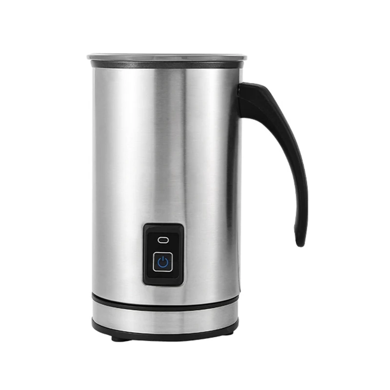 

Automatic Milk Frother Electric Cold/Hot Milk Steamer Cappuccino Machine Milk Foamer Frothing Stainless Steel US Plug