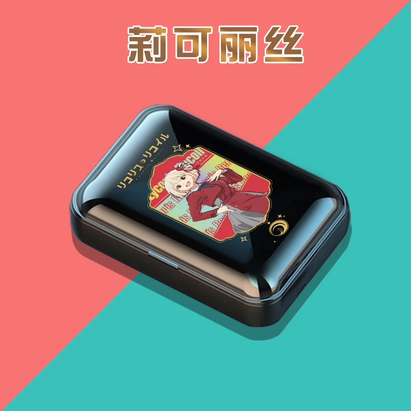Аниме Lycoris Recoil Bluetooth наушники nishikier Chisato Cosplay Inoue Takina для Android беспроводные 5.0