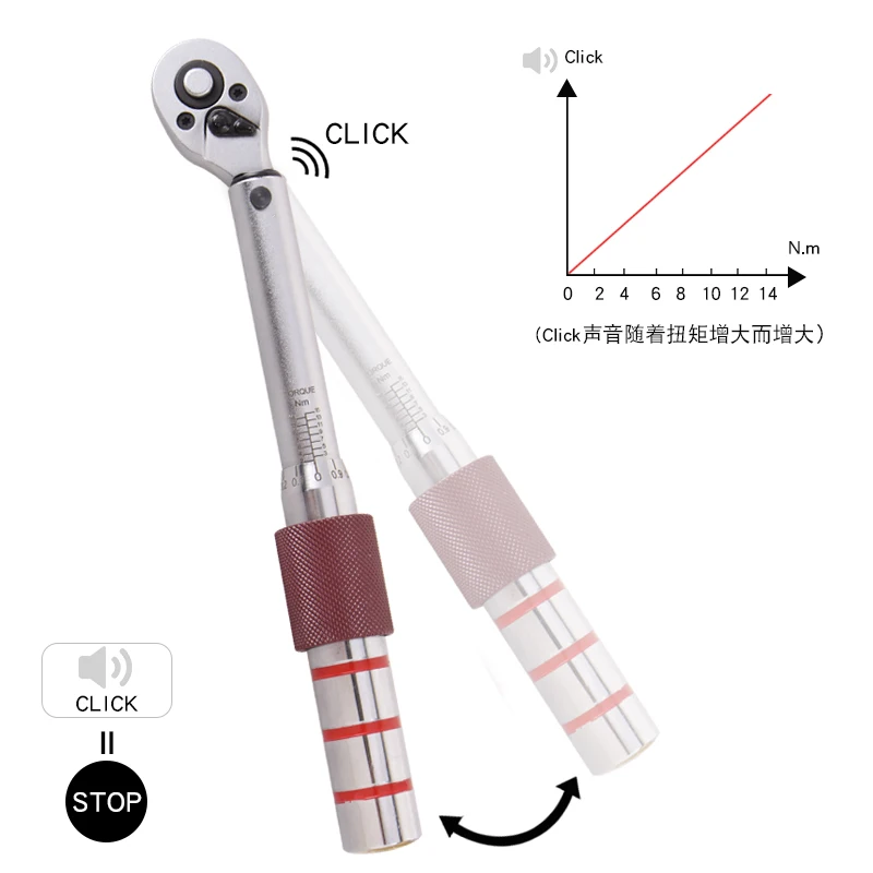 1/4 &quotDR 2-15 Нм мини регулируемый дорожный карбоновый ручной велосипедный набор