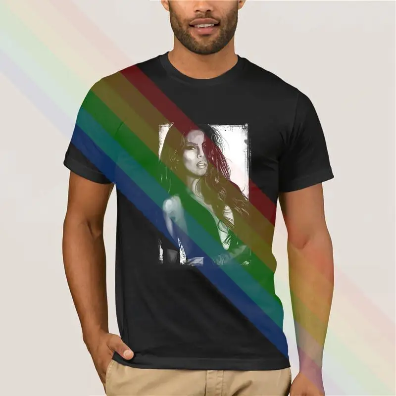 

Sexy Girl In Black Fashion Summer Print T Shirt Clothes Popular Shirt Cotton Tees Amazing Short Sleeve Unique Unisex Tops