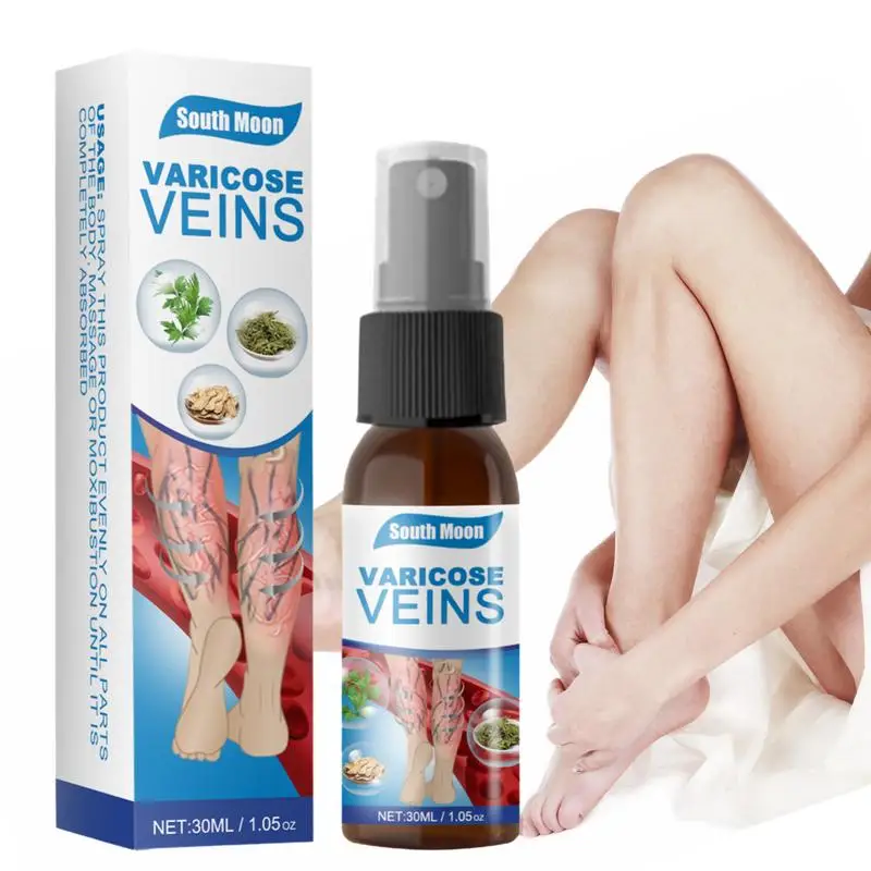 

Varicose Vein Treatments Spray 30ml Smoothing Earthworm Legs Activation Spray Miracle Massage Spray Improve Blood Circulation