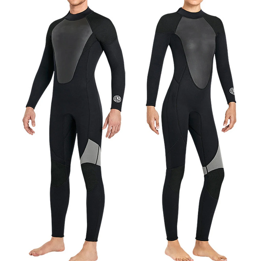 Adult Wetsuit Water Sport Accessory Diving Clothes Surfing Tool Thermal Simple Long Sleeve Dive Wear for Women Men