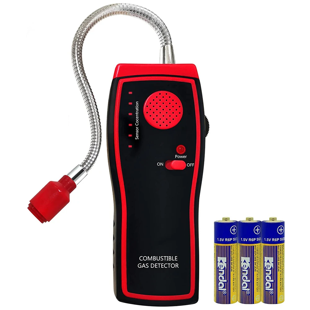 

Gas Leak Detector，Gas Detector Alarm Portable Natural Gas Tester Detector Combustible Propane Methane Gas Sensor Sniffer