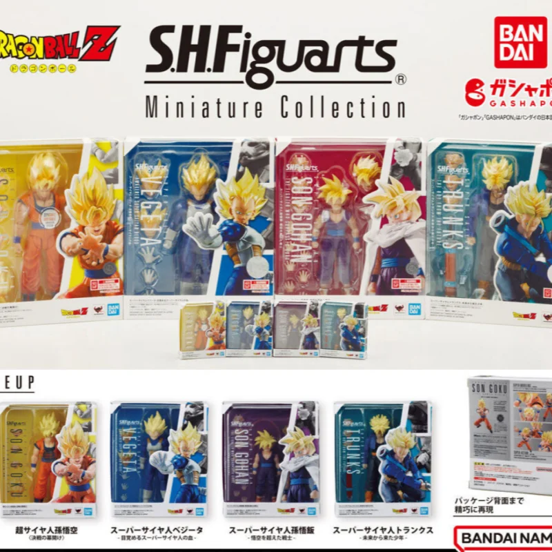 Bandai Dragon Ball S.H.Figuarts Миниатюрная коллекция Son Goku Vegeta Gohan Future Trunks Ssj Аниме Фигурки Коллекционная игрушка в подарок (art.: 3920d4b68a55c) - 3920d4b68a55c