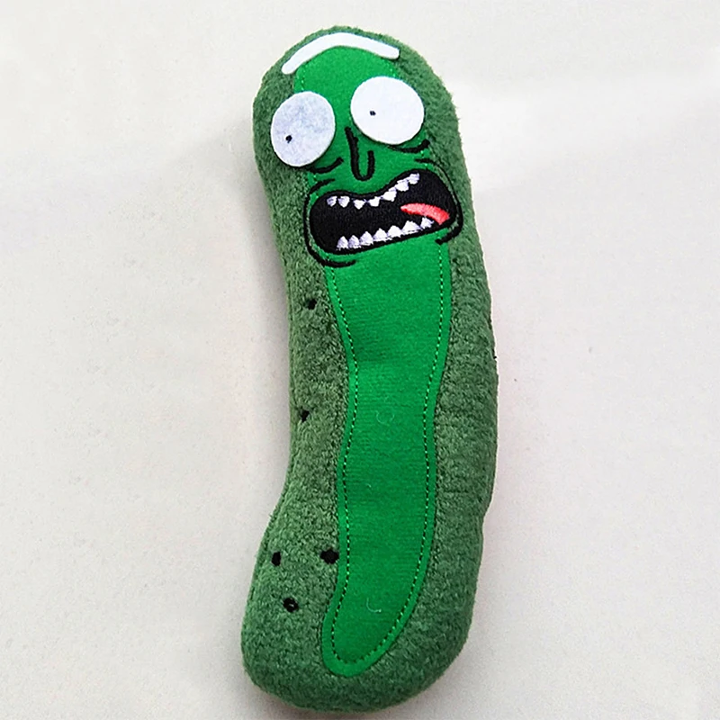 

1pcs Cute Pickle Rick 20cm Plush Stuffed Doll Funny Soft Pillow Face Stuffed Doll Toys For Girls Boys Birthday Gifts Kids toy