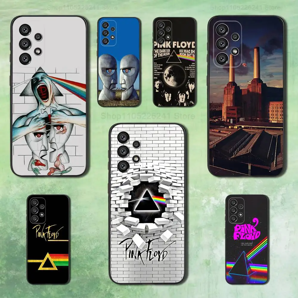 Фото Ремешок P-Pink F-Floyd Cool для Samsung Galaxy A53,31,52,72,41, Note, J7,8,9,5G,22,73,32,71, мягкий черный силиконовый чехол №1