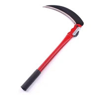 lightweight gardening grass sickle manganese steel sharp long handle hand sickle hand scythe for weeding garden tool