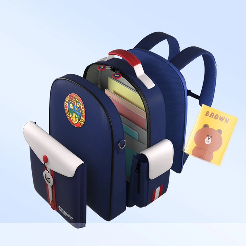 Fashion British Style Children School Bags for Boys Girls Primary School Backpacks Kids Orthopedic Waterproof Student Book Bag