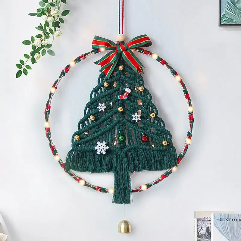 

Tree Braided Bell Snowflake Hanging