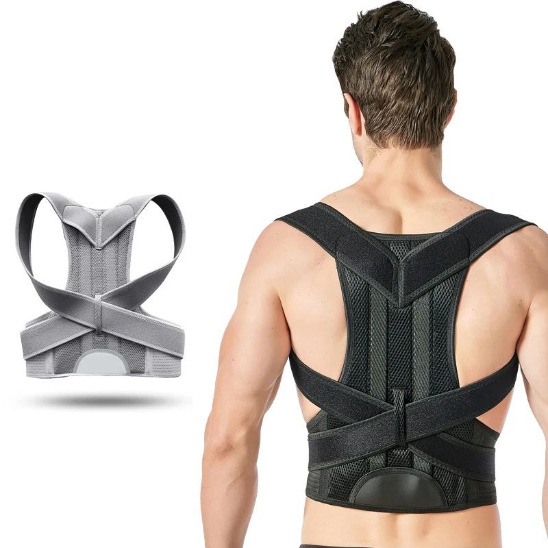 

3XL 4XL Invisible Medical Straightener Scoliosis Back Pain Brace Spine Shoulder Support Poor Posture Correction Belt Women Men