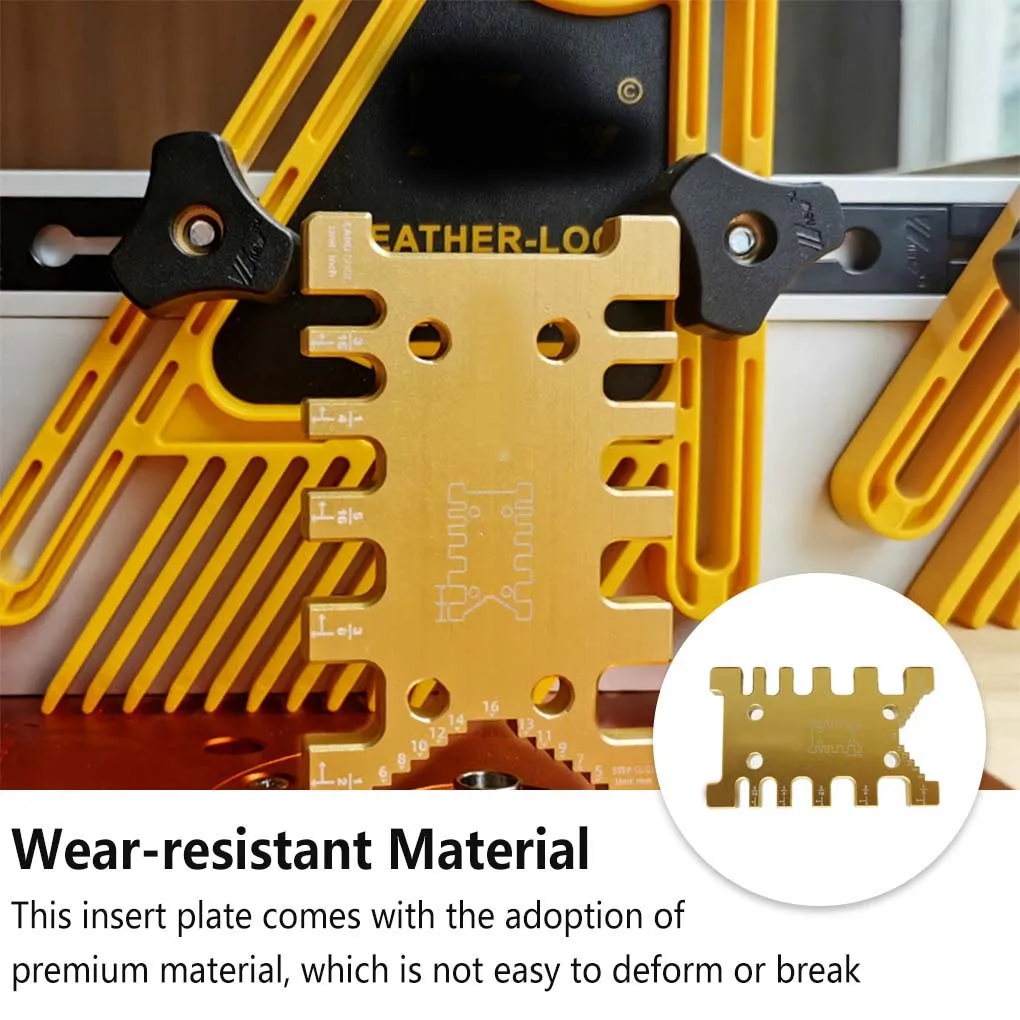 

Router Table Insert Plate Guiding Gauge Trimming Device Milling Flip Board
