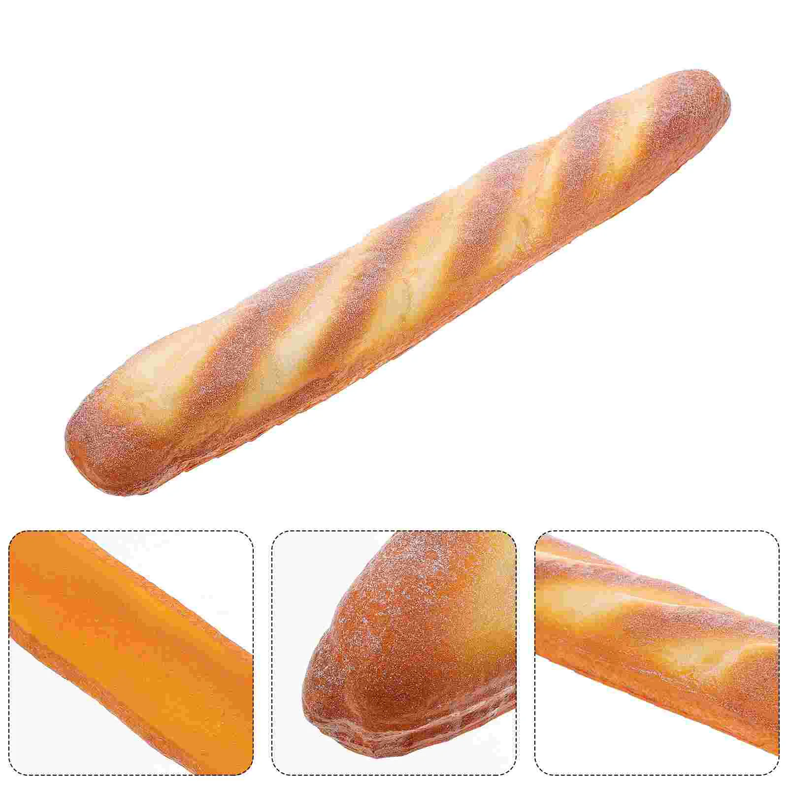 

Bread Artificial Fake French Loaf Model Displayfoodpropsprop Faux Decor Pu Simulation Playset Cake Lifelike Baguett Sourdough