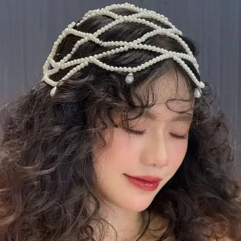 Шляпа с жемчугом HWetR