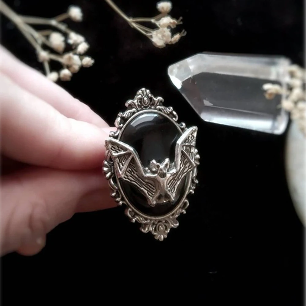 Модное кольцо в готическом стиле с регулируемой посадкой металлические