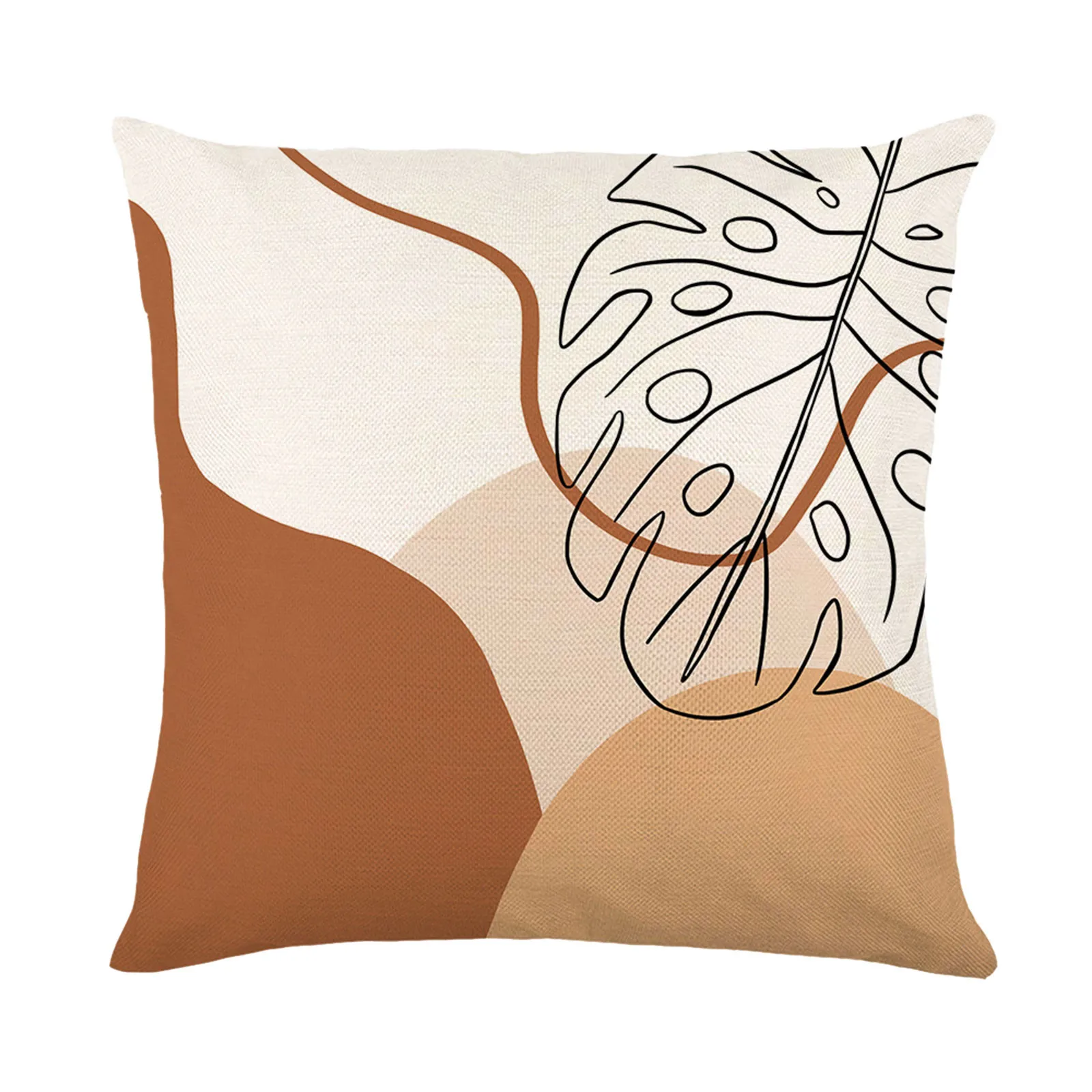 

Morandi Bohemian Plant Minimalist Throw Pillow Case Gifts Mom Daughter Sister Bohemian Decor Gifts Rustic Throw Pillows for Bed