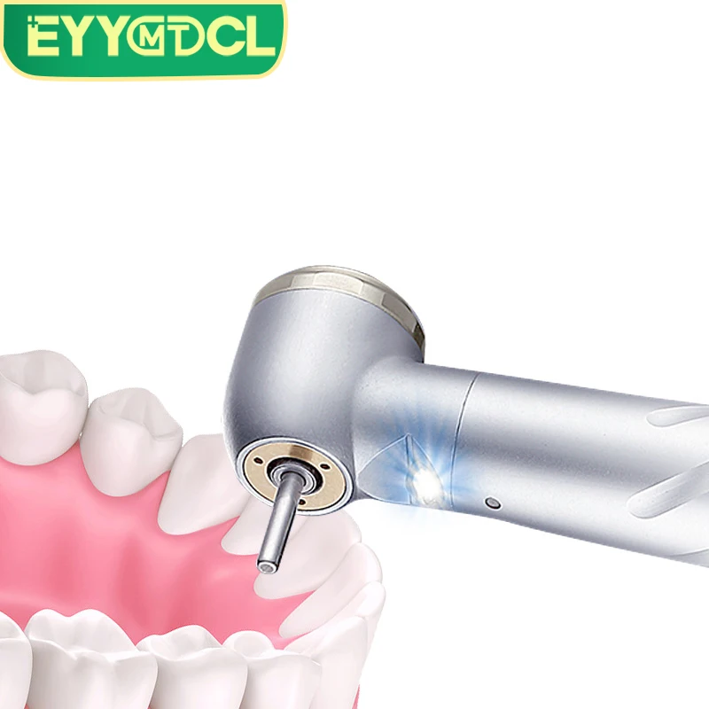 Фото EYY Стоматологический светодиодный высокоскоростной наконечник с 2/4 отверстиями, кнопочная воздушная турбина, электронный генератор, керамический подшипник, 3 распылителя воды, стоматологические инструменты №5