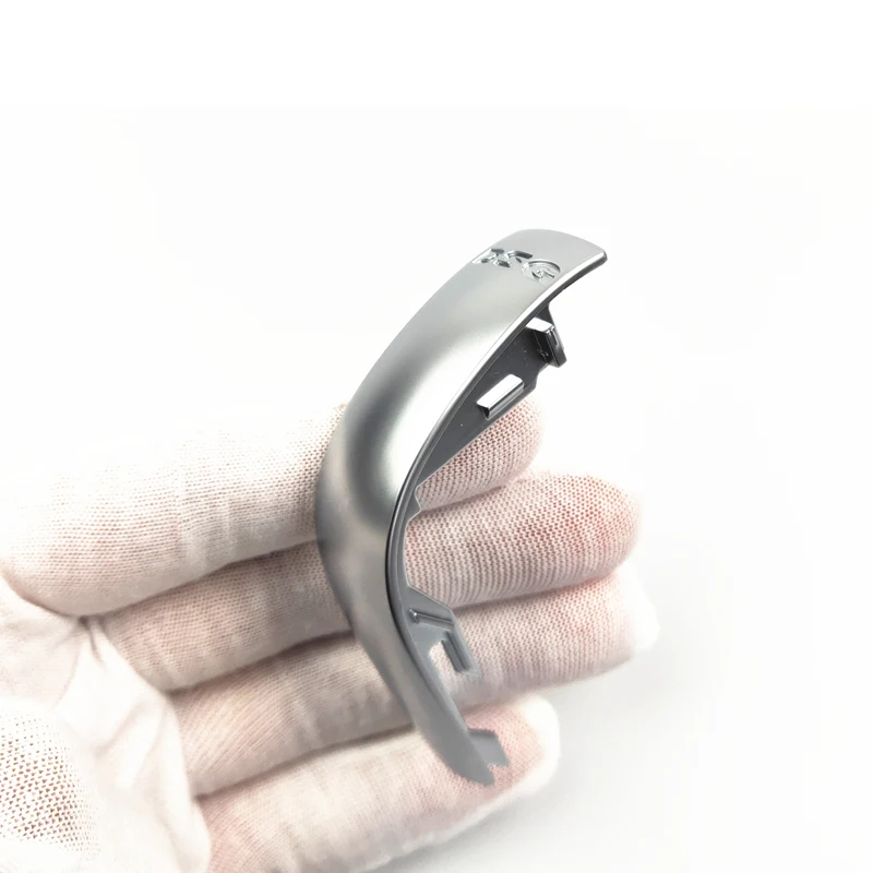 DSG Ручка переключения передач Хром с кожаными синими и красными боковыми накладками для VW Golf 6 7 R GTI Passat B7 B8 CC R20 Jetta MK6 GLI.