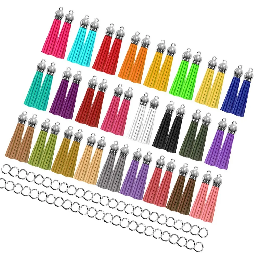 

Tassels Tassel Keychain Crafts Diy Bohemian Pendants Supplies Colorful Making Jewelry Purse Handbags Craft Tiny Earrings