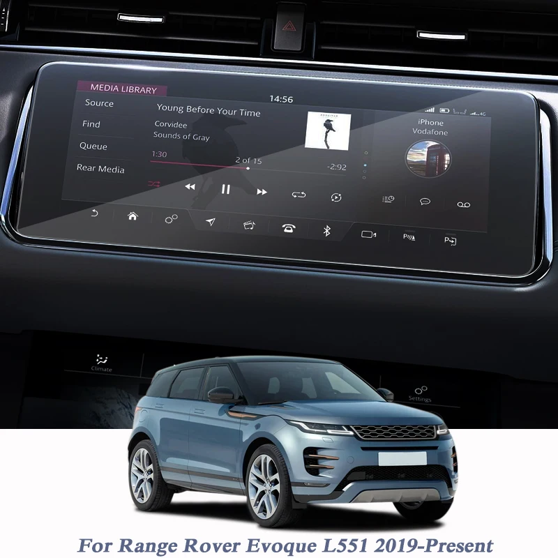 

Car Styling TPU Display Film GPS Navigation Screen Protective Film Climate Control Film For Range Rover Evoque L551 2019-Present
