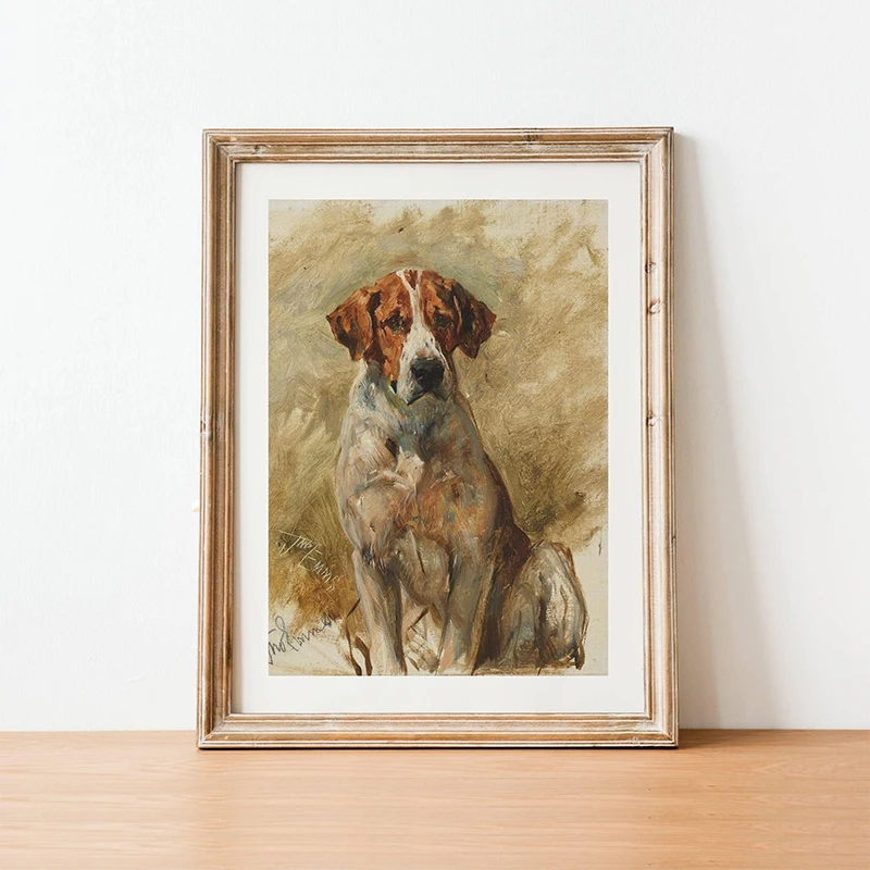 Настенная картина с животными на холсте