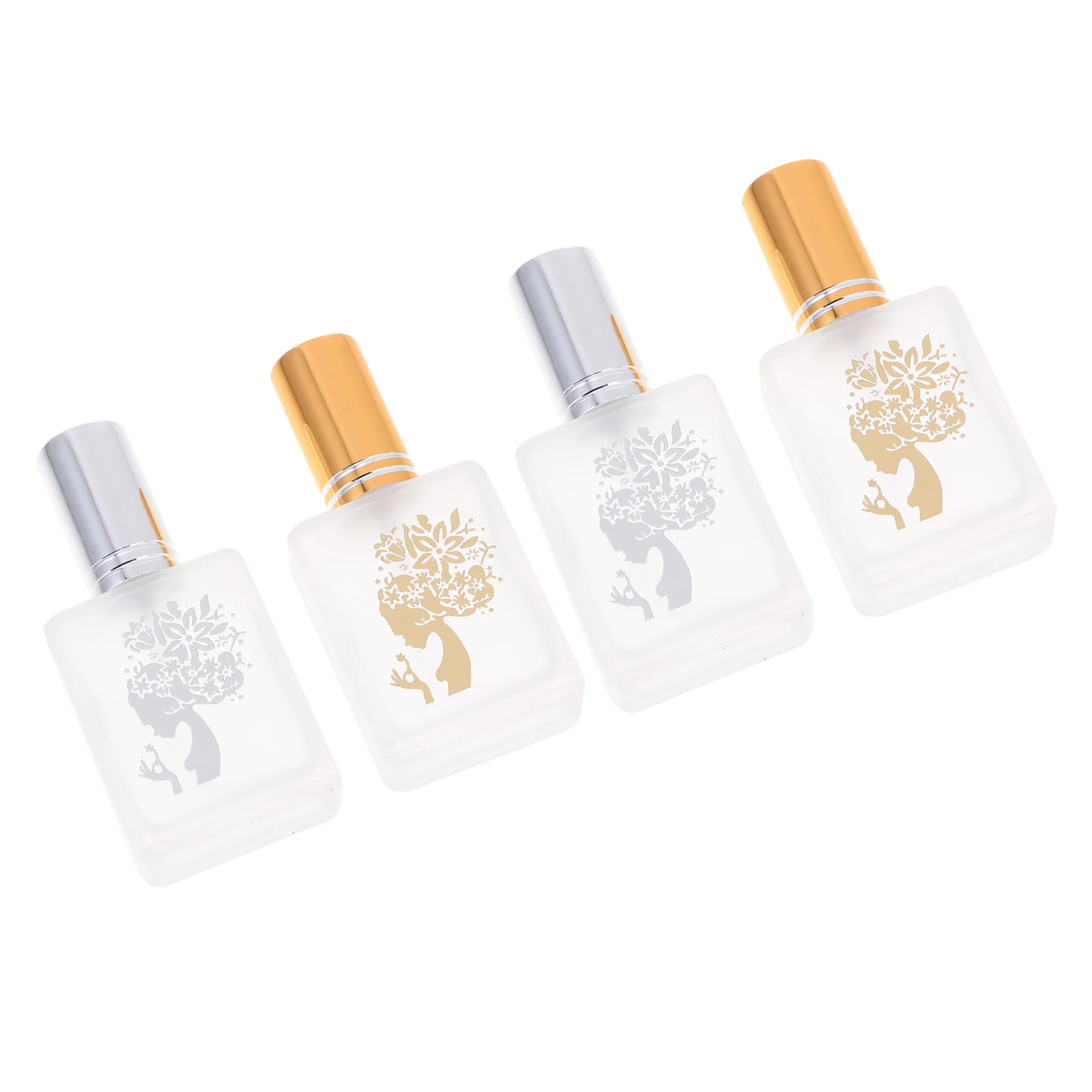 

4 шт., стеклянные бутылочки для парфюма