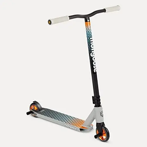 

Youth and Adult Freestyle Stunt Scooter, High 110mm Wheels, Bike-Style Grips, Lightweight Alloy Deck, Multiple Colors