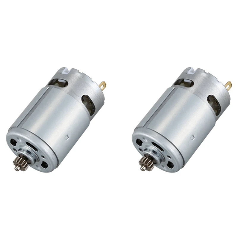 

2X 12V 13 Teeth RS-550VC-8518 GEAR Motor For GSR12V-15 3601H68102 Electric Drill Screwdriver Maintenance Spare Parts