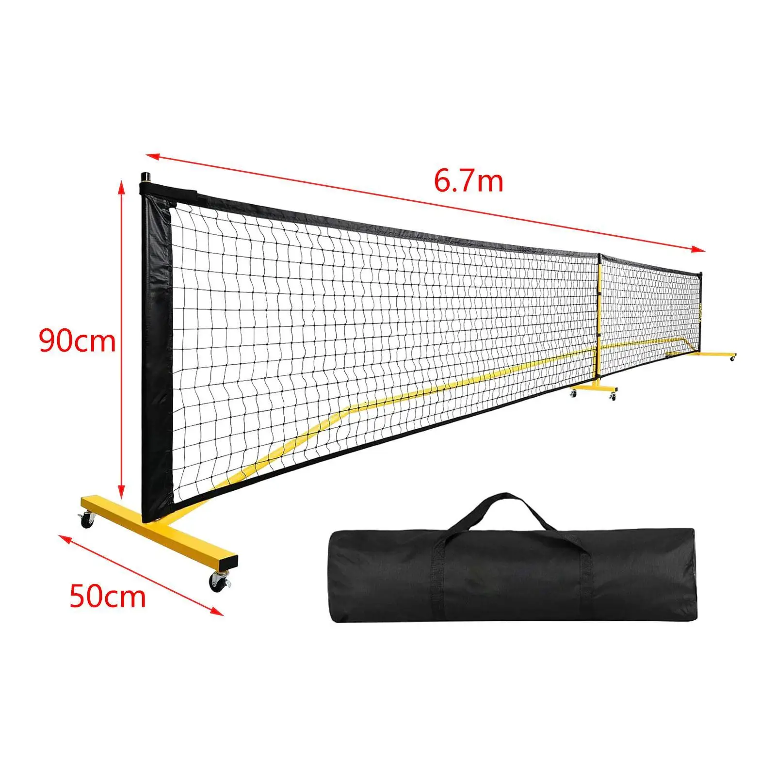 Портативная сетка для тенниса Pickleball 22 фута с сумкой переноски