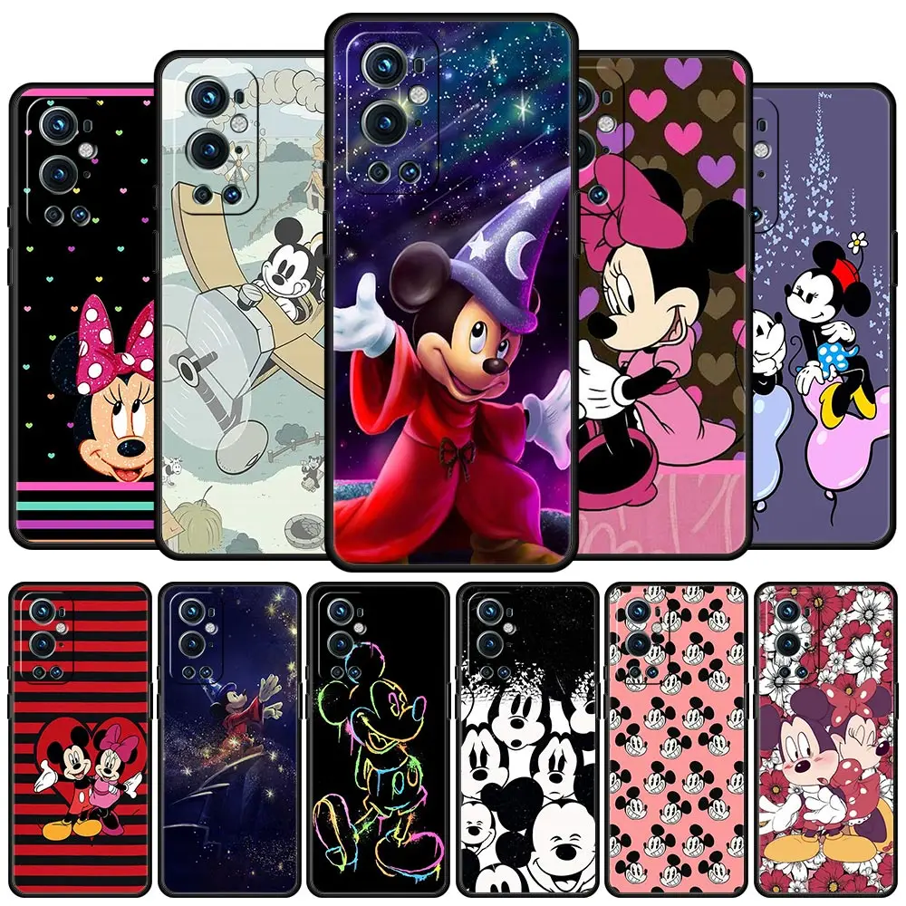 

Minnie Mouse Comic Case for OnePlus 8T 9 7 8 10 Nord 2 N10 5G N100 CE N200 9R 7T Pro Z Funda Black Silicone Soft Phone Cover