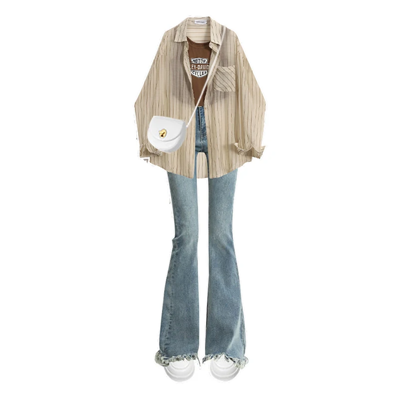 Женская одежда Модный комплект в западном стиле летний модный жилет рубашки