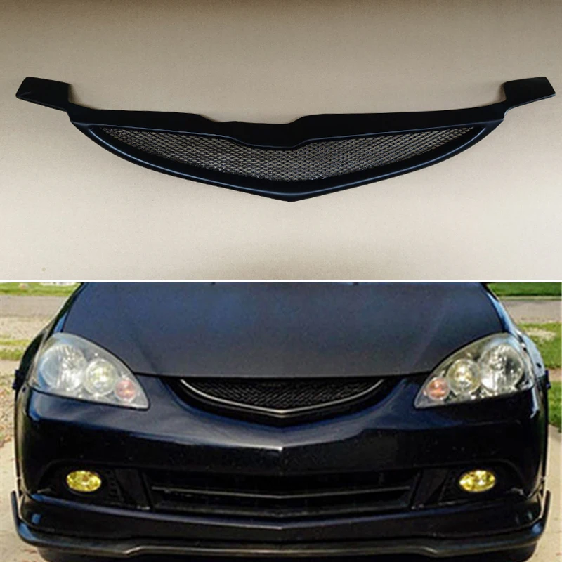 Для Acura RSX Honda Integra 2005-2006 Type R Racing Grill Body Kit Аксессуары FRP Матовый Черный